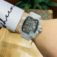 hot style imported same style mens watch barrel-shaped transparent luminous student trendy young female