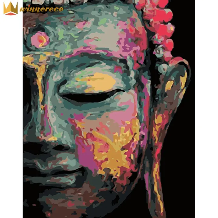 Buddha Oil Painting Numbers Kit Diy