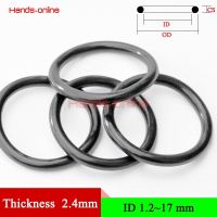 NBR Rubber Ring Sealing O Ring O-Ring Seal Gasket Oil Washer Gaskets Thickness 2.4mm/0.094" O-Rings Mechanical Oil Seals Gas Stove Parts Accessories