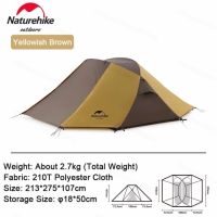 Naturehike Butterfly Cross Double Hall เต็นท์แค้มปิ้งขนาด 2 คน 2 ชั้น กันน้ำPU3000 หนัก 2.7kg พับเก็บง่าย อุปกรณ์ครบชุด