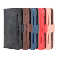 ﹉❦✁ Stand Holder Plain Leather Flip Case for Motorola Moto G30 G10 E6i G 5G Plus One Fusion Stylus G8 G9 Play E7 Power Phone Bag