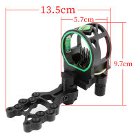 1Pc Bow Sight M1 Five-Pin Sight อลูมิเนียมอัลลอยด์ซ้ายและขวามือ Suniversal สำหรับ Compound Bow Sight การล่าสัตว์อุปกรณ์เสริม