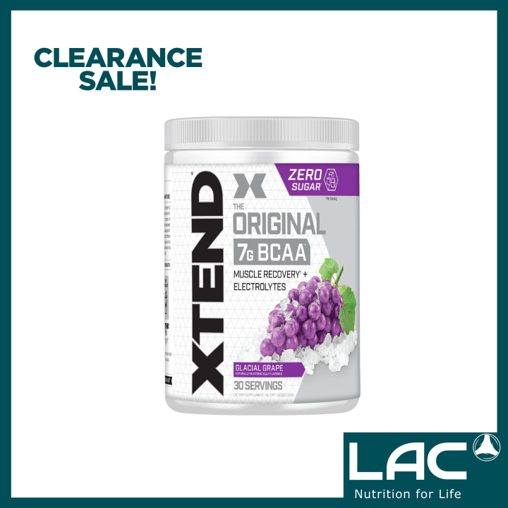 XTEND BCAAs Grape 30 Servings (Best by April 2024) Lazada PH