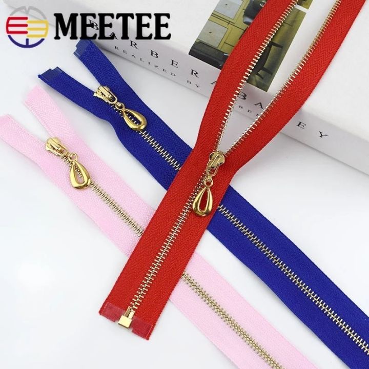 2-5pcs-meetee-15-70cm-3-metal-zipper-close-open-end-zippers-auto-lock-deco-zip-for-bag-zipps-diy-pants-placket-sewing-material