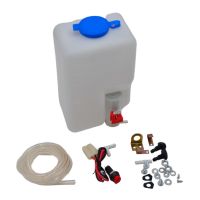 New Windscreen Washer Bottle Pump Kit Universal For 12v 0186 Windshield Wipers Washers