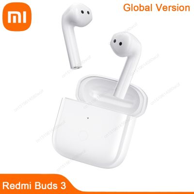 Global Version Xiaomi Redmi Buds 3 True Wireless Earphone Bluetooth 5.2 Connection Stable Audio IP54 Waterproof Earbuds With Mic
