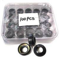 【hot】✆▥☜  100pcsAuto A/C Compressor Seal/LIP With RUBBER-MOUNTED Shaft FS10/FX15/VF2 R134a HCC