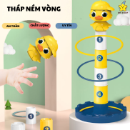 Bộ đồ chơi tháp ném vòng rèn luyện vận động và học số cho bé BM nhựa ABS