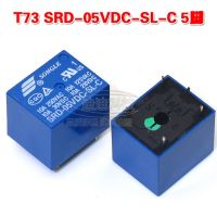 5ชิ้น/ล็อต Srd-05vdc-sl-c 5ฟุตเปิดปิด05vdc T73 10a 250vac