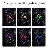 7 Color Gradient Light Gear Shift Knob Crystal Automatic Transmission Rod Head For-VW Passat Magotan Sagitar