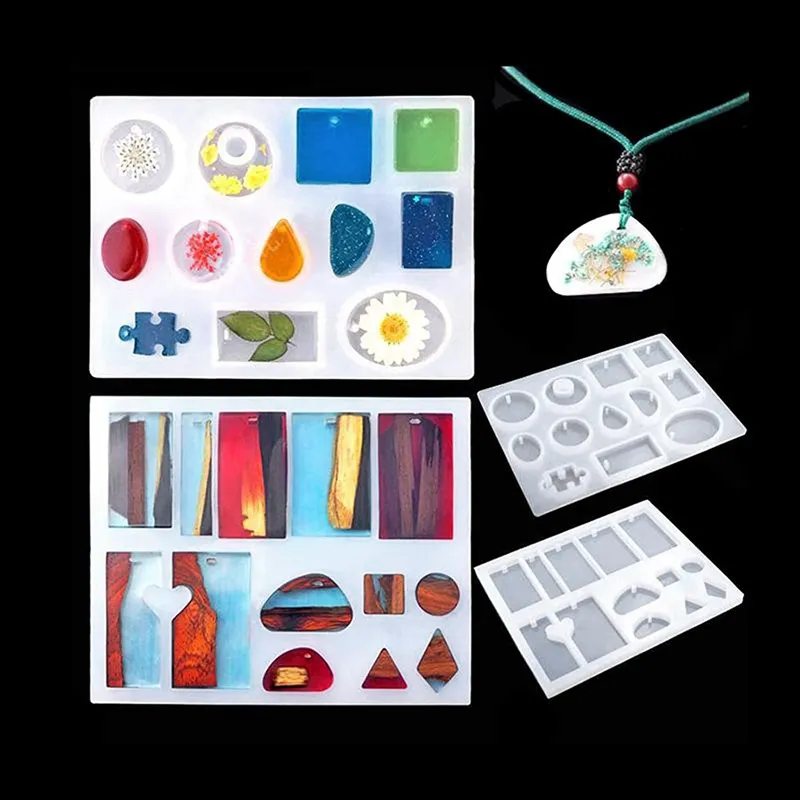148 Pieces Resin Jewelry Making Kit, Silicone Casting Mold for