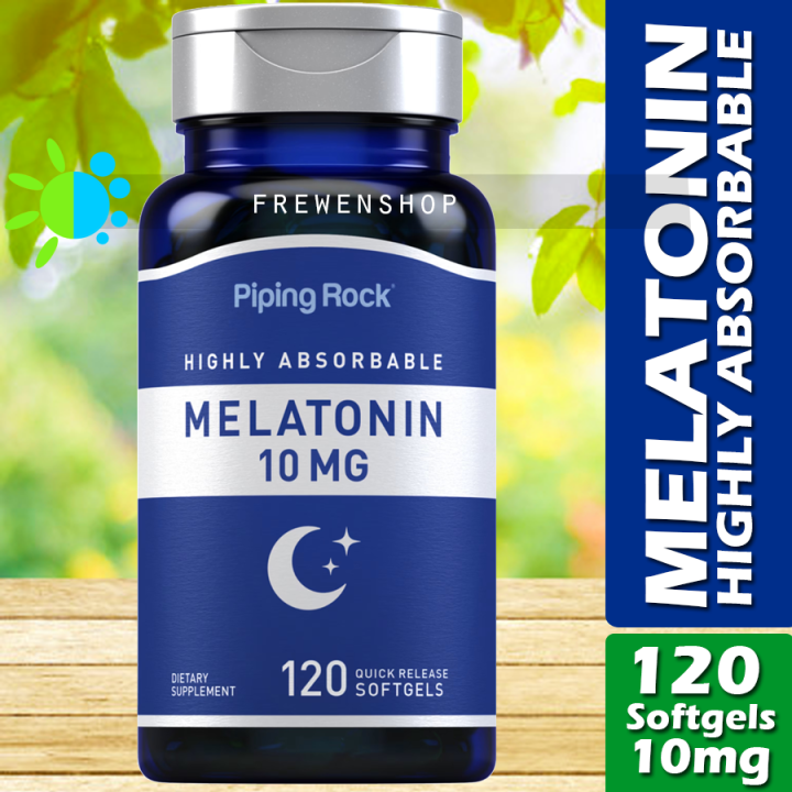 MELATONIN HIGHLY ABSORBABLE 10mg x 120 Tablets / Softgels Supplement ...