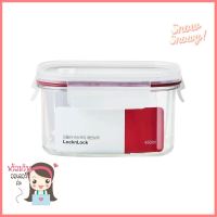 กล่องอาหาร LOCKNLOCK BISFREE 0.45 ลิตร สีเเดงFOOD CONTAINER LOCKNLOCK BISFREE 0.45L RED **พลาดไม่ได้แล้วจ้ะแม่**