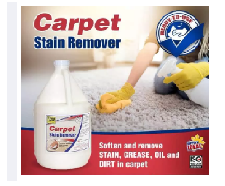 CARPET STAIN REMOVER ready-to-use spot cleaning solution that