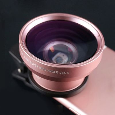 37mm Lens Universal Clip Mobile Phone Lens Professional 0.45x 49uv Super Wide-Angle + Macro HD Lens