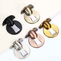 （HOT NEW）1PCDoor Stops Punch FreeDoor Stopper DoorstopHardware 5สีที่วางประตู