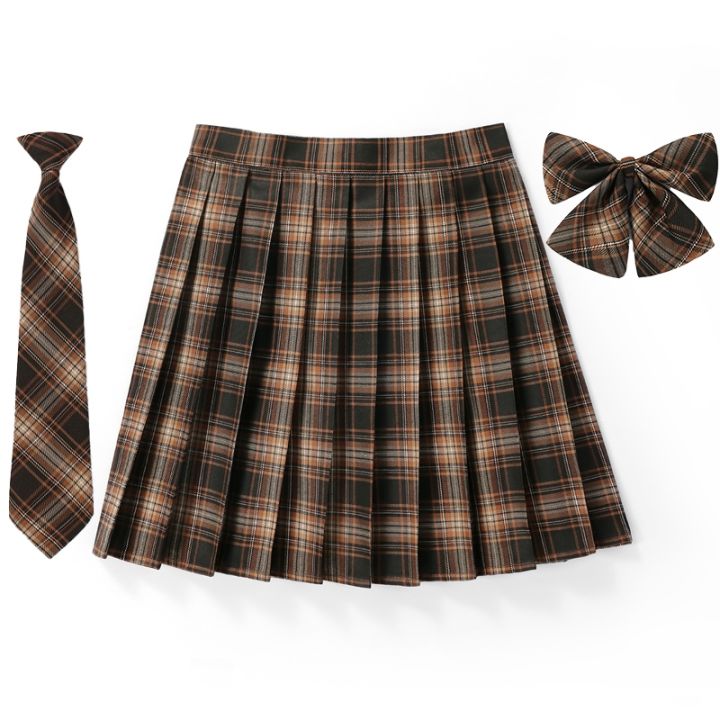 cc-waist-pleated-skirt-necktie-new-preppy-a-school-uniforms-kawaii