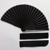 Chinese Style Black Chinese Dance Party Folding Fans Creative Gifts Vintage Hand Fan Folding Fans Dance Wedding Party Favor