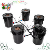 ชุดปลูกครบเซ็ท Hydroponic Grow System Deep Water Culture (DWC) Complete Kit (4 Bucket + Reservoir Kit) full set สำหรับสายไฮโดรโปรนิกส์