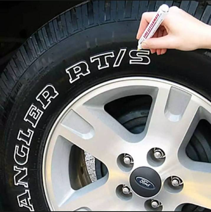 toyo-paint-สีขาว-ปากกาเขียนยาง-ปากกาเขียนล้อ-แต้มแม็กซ์-ยางรถยนต์และรถจักยานรถยนต์-ของแท้จากญี่ปุ่น-100