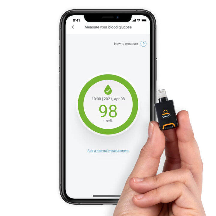 DARIO Blood Glucose Monitor Kit Test Your Blood Sugar Levels and