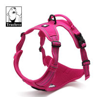 Truelove Front Range Reflective Nylon large pet Dog Harness All Weather Padded Adjustable Safety Vehicular leads for dogs pet