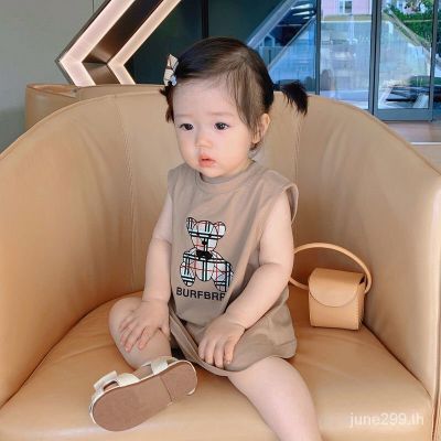 [ส่งของ]สินค้าใหม่ สาวเกาหลีรุ่นเสื้อกั๊กกระโปรงชุดฤดูร้อนสำหรับสาวน้อย บางส่วนเด็กการ์ตูนน่ารักชุดเจ้าหญิง SL5230