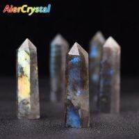 【YP】 Column Labradorite Stone Obelisk Wand Healing Room Crafts