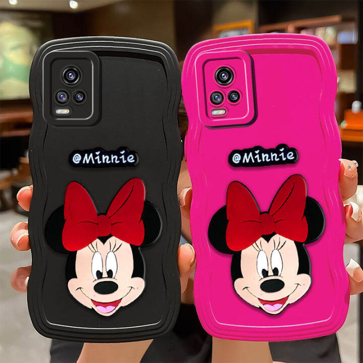 เคสสำหรับ-vivo-โทรศัพท์-jiefie-น่ารัก-minnie-v20โปร-v23e-s1โปร-s1-v9-v11i-v15-v23-v23โปร-v25โปรคลื่นขอบนุ่มปกป้องกล้อง-tpu-เคส-iphone