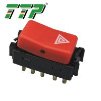 1248200110รถเตือนฉุกเฉินสวิทช์ไฟอันตราย Flasher Switch สำหรับ Mercedes Benz W124 W201 W202ประสิทธิภาพสูง1248200110