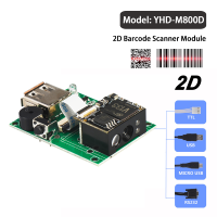 YHDAA Arduino 2D Mini Raspberry Pi Barcode Scanner Embedded 1D QR Bar Code Reader Module with RS232USBTTLMicro USB interface