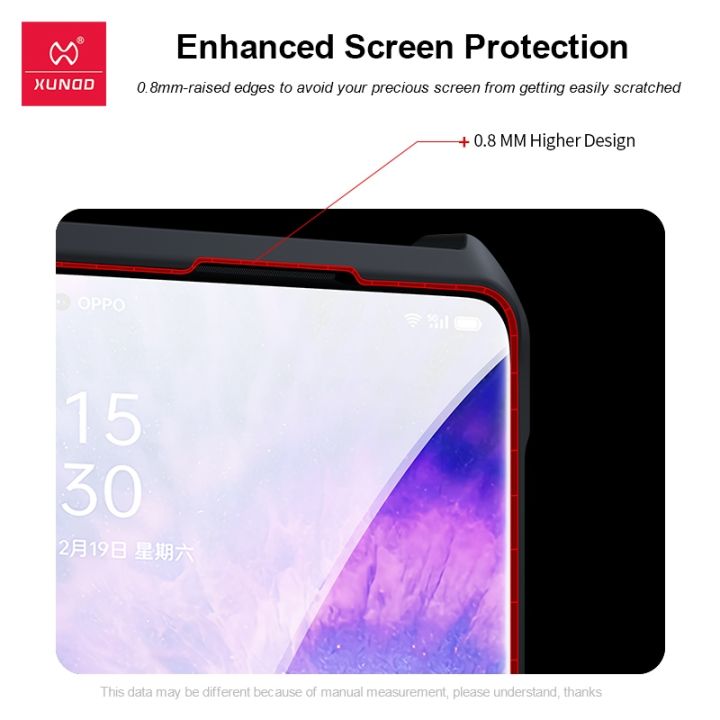 enjoy-electronic-xundd-for-oppo-find-x5-x5-pro-case-airbags-shockproof-bumper-shellcarbon-fiber-pattern-transparent-back-cover-for-find-x5-pro