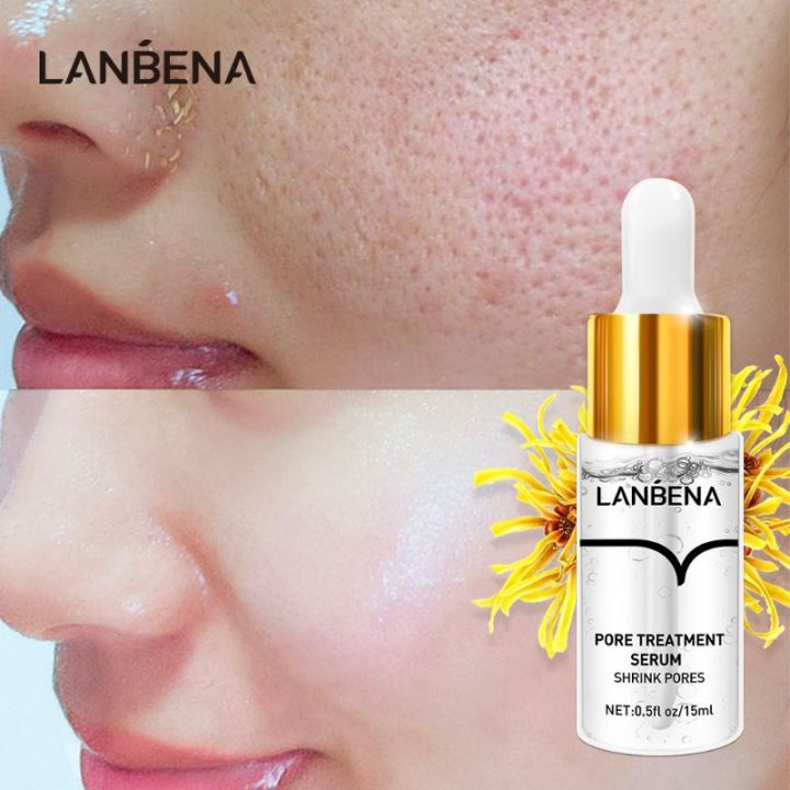 lanbena-เซรั่มปรับผิวให้เรียบเนียน-รูขุมขนเล็กลง-กำจัดสิวเสี้ยน-เพิ่มความสว่างใส-15-ml