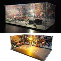 ของขวัญชุดการแสดงจอดรถโรงรถจอแสดงผลแอลอีดีรุ่น Diorama 1:64