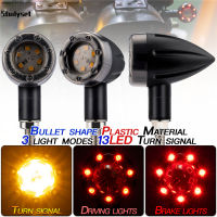 Studyset IN stock 1 Pair Motorcycle Parts Modified Led Turn Signal With Brake Daytime Running Light