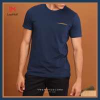 TWENTYSECOND เสื้อยืดแขนสั้น รุ่น Twist - สีน้ำเงิน / Twist Pocket Tee - Navy