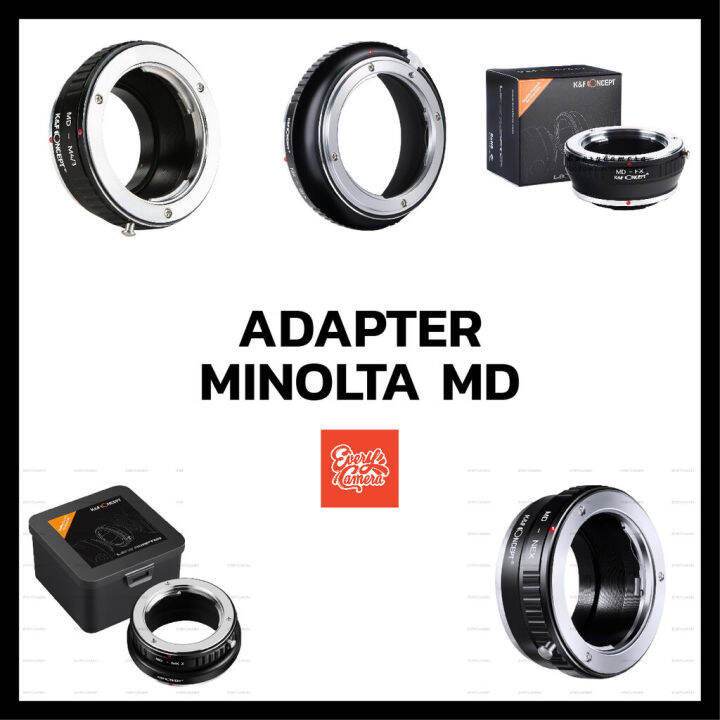 Hersmay Lens adapter voor Minolta MD/MC lens naar NIK0N F AI Mount