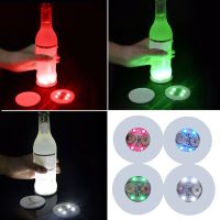 【CW】 10pcs Bottle Stickers Coasters Lights Battery Powered Drink Cup Vase New Year Decoration