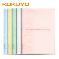 KOKUYO Campus Light-Color Loose-Leaf Note Book B5 PVC โปร่งใส Matte Soft Shell P733กำหนดการประจำวันสมุดบันทึกบาง
