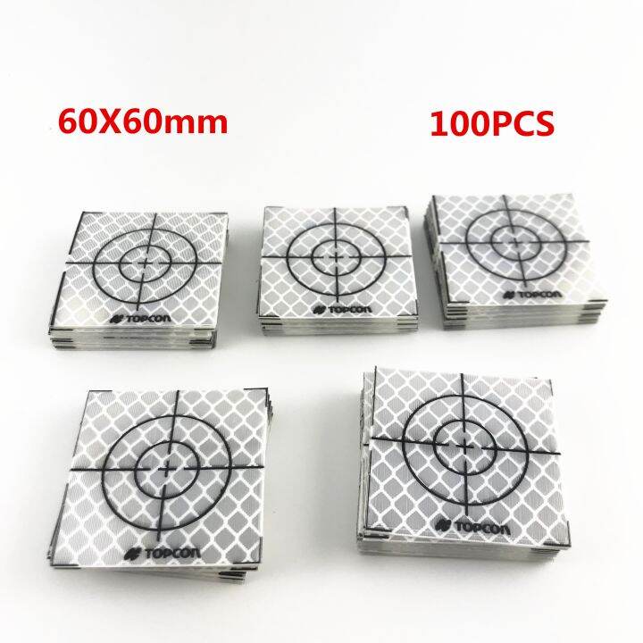 20PCS New TOPCON 60x60mm Reflective Target for topcon sokkia nikon ...