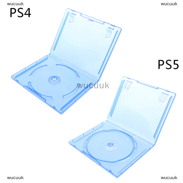 wucuuk-แผ่น-cd-storage-bracket-box-เกม-single-disk-cover-case-แทนที่-ps4-ps5
