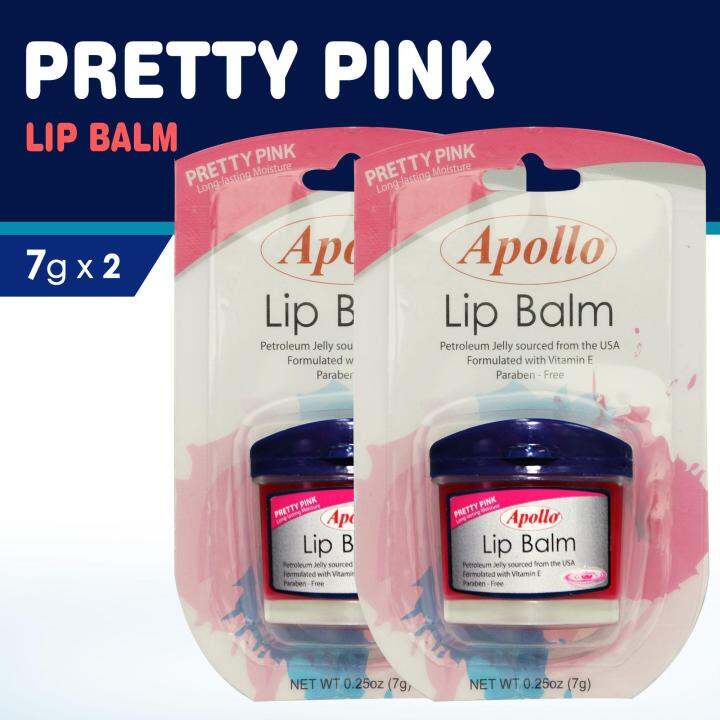 Apollo Lip Balm Pretty Pink 7g by 2s Lazada PH