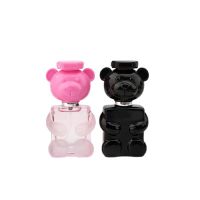 30ml Perfume Bottle Glass Cute Spray Bottle Bear Shape High Quality Empty Refillable Bottle Small Deodorant Container Portable Travel Size Bottles Con