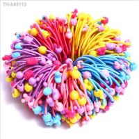 ❖✇♦ 50Pcs/Lot Fashion Girls Hair Accessories Bow Elastic Hair Bands Candy Color Hoop Rope Scrunchy Flower Rubber Band Cute Headdress