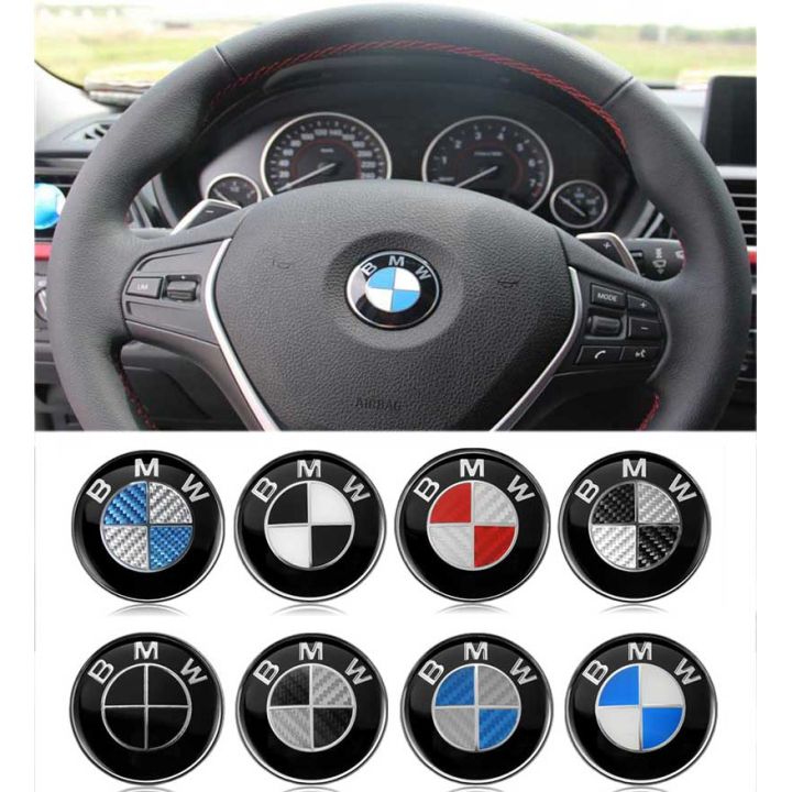 Hot New 45mm For BMW Logo X1 X3 X5 X6 1 3 5 7 Series Car Steering ...