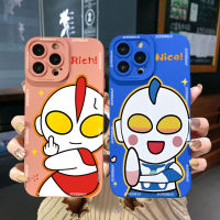 เคสสำหรับ Xiaomi Redmi Note 11 Pro 5G 11S A1 10 Pro 4G 10S Redmi 10C 9C 9S ตลก Ultraman ขอบสี่เหลี่ยมเคสป้องกันเลนเต็มรูปแบบ