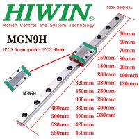 【HOT】ﺴ NEW HIWIN Original MGN9H MGN9 Linear Guide Rail 50 60 70 80-100 150 200 250 300-550mm Guide MGN9H Slider Block