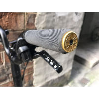 Bicycle handlebar plug universal for brompton bike aluminum alloy grip capexpansion lock in British style gold silver black