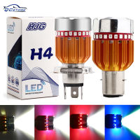 RGB S Trobe 9วัตต์สีขาว Hi-Low Beam H6 BA20D H4แองเจิลตาไฟตัดหมอก900LM Led หลอดไฟรถจักรยานยนต์ไฟหน้ารถยนต์ไฟฟ้าไฟ DC 9-80โวลต์