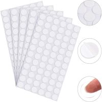 ✺☌ 50Pcs/Sheet Transparent Double-sided Adhesive Tape Round Glue Tape Strongly Fixe Seamless Glue Household Paste Decoration